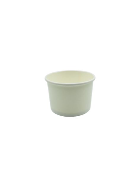 White Ice Cream Tub 120ml - Pack of 50