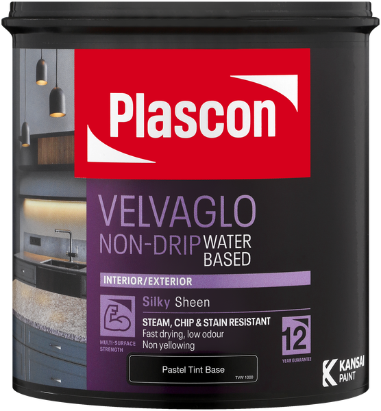 Plascon Velvaglo Non-Drip Waterbased 1 L
