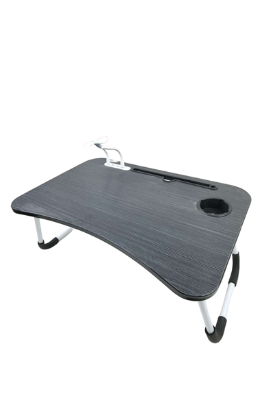 Laptop Table With USB Port, Portable Laptop Standing Desk For Bed