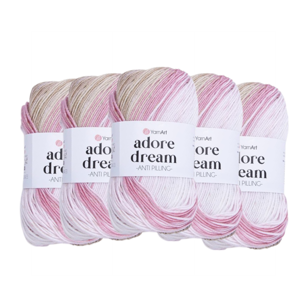 YarnArt - Adore Dream (Pack of 5 x 100g)
