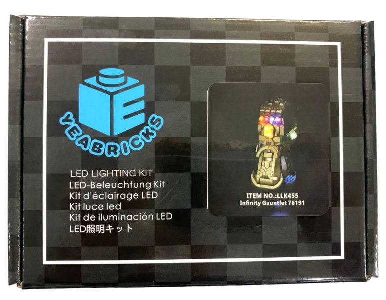 Yeabricks Light Set For Lego 76191 Infinity Gauntlet