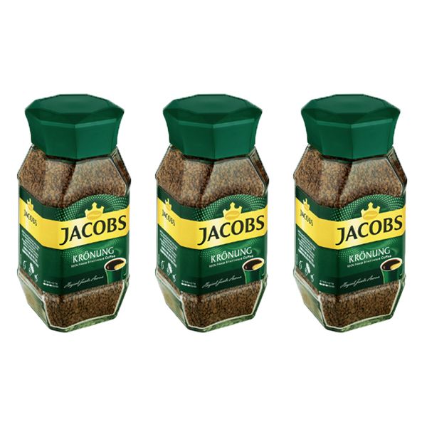Jacobs Kronung Instant Coffee - 3 x 200g