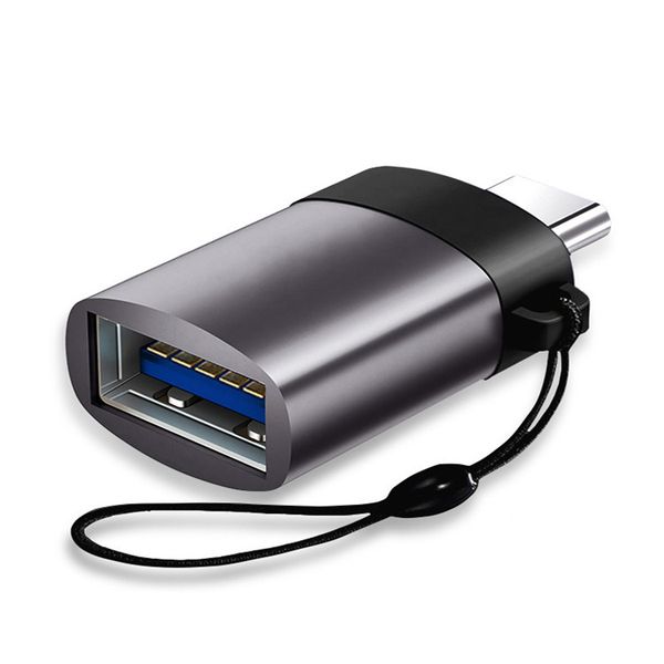 Techcat Adapter USB C Hi-Speed USB Type-C to USB-A 3.0 Grey