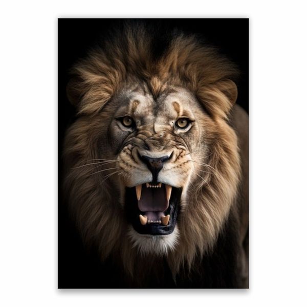 Lion Roar Poster - A1