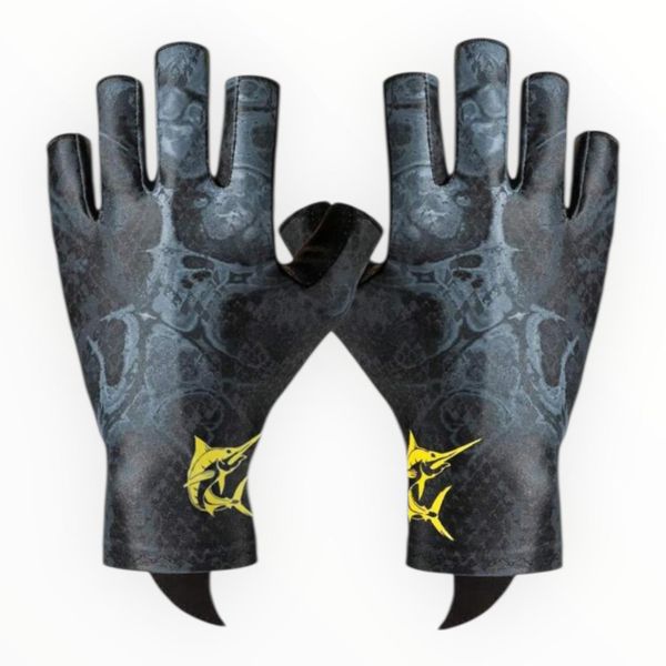 Fishing Gloves - Non-Slip Grip, UV Protection &amp; Durable Design - L
