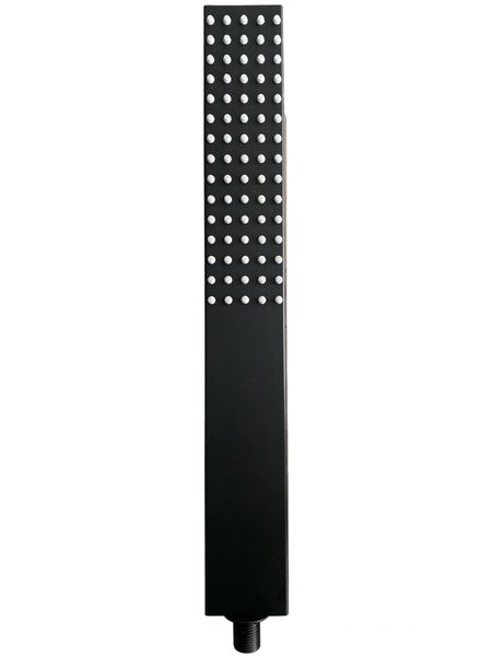 Verano Matt Black Shower Head 45cmx6cm
