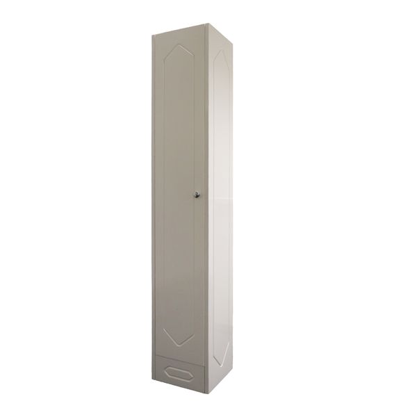 Denver Tall Storage Diamond Shape | White