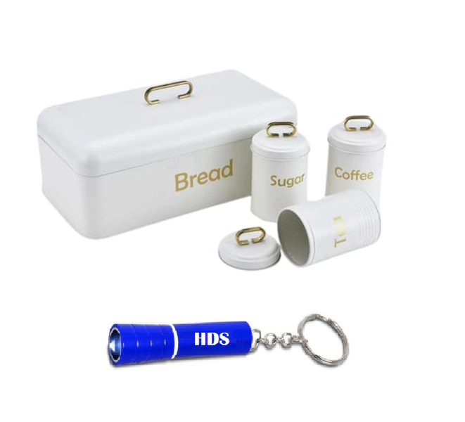 TMH TK-ST510 Metal Bread Bin Storage Set With HDS Torch