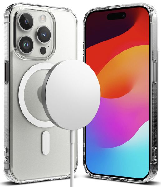 Fusion for iPhone 15 Pro MagSafe Accessories Case - Matte Clear