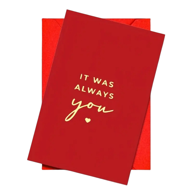 Always You Romantic Valentine's Card