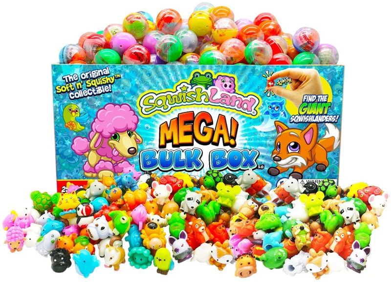 Bulk Sqwishland 250 Collectable Soft Toy Pets &amp; Vouchers