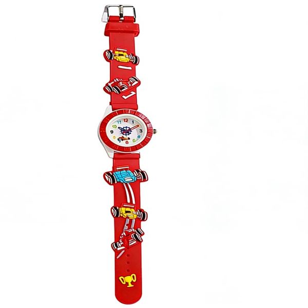 Cartoon Watch Silicone Strap Sports Quartz Watch For Boys Girls