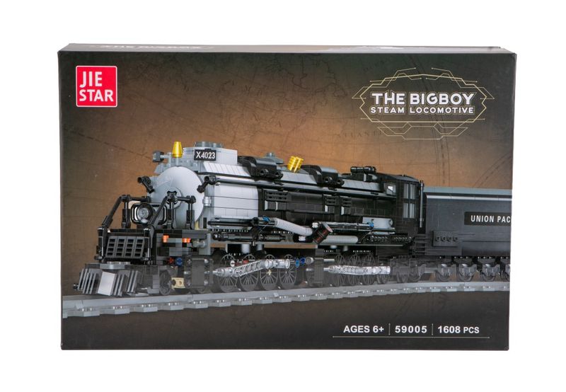Jie Star The Bigboy Steam Locomotive (1608pcs) - 78cm Long
