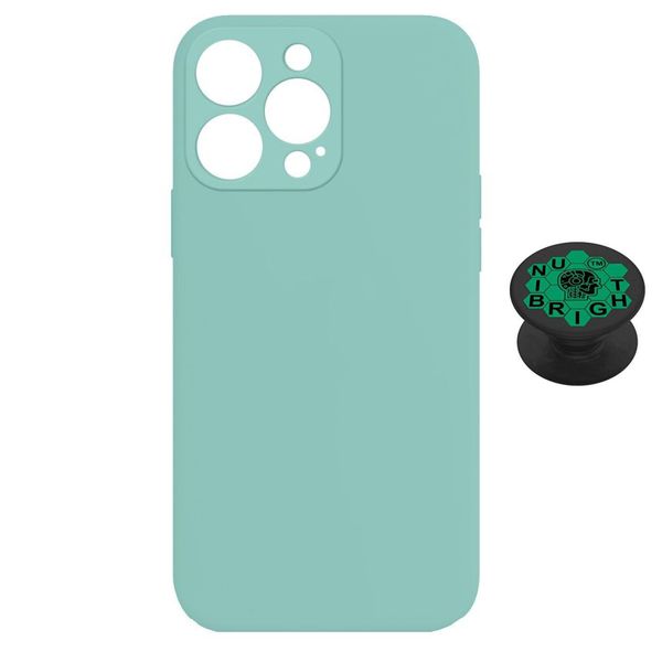Unibright Silicone cover for iPhone 14 Pro Max &amp; Pop-Grip