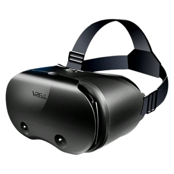 VRG - X1 PRO - 3D Immersive Experience VR Headset With Real Lenses - Black