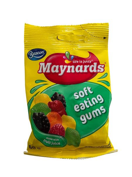 Beacon Maynards Soft Eating Gums 60g Pack of 24 Units Sweets
