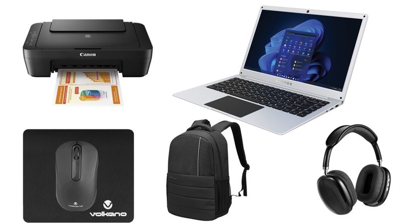 Connex 14" Celeron N4020 4/128SSD W11 Home Printer Bundle