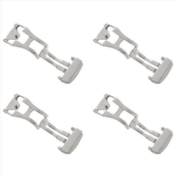 18Mm Stainless Steel Watch Strap Folding Buckle Clasp Smooth 18Mm