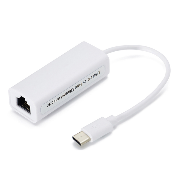 Network Card Usb Type-C To Rj45 100M Driver-Free Card Converter B