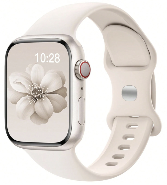 Compatible Strap for Apple Watch - Starlight Silicone Sport Band 38-42mm