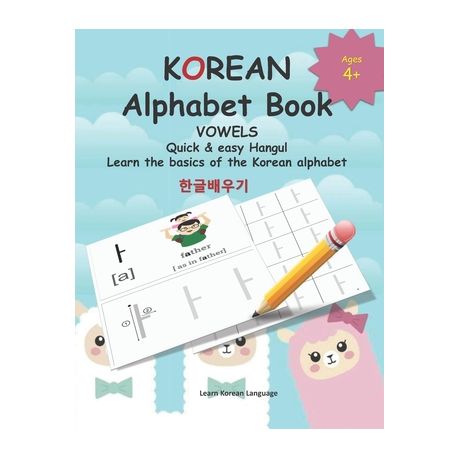 KOREAN Alphabet Book: Quick & easy Hangul Learn the basics of the Korean alphabet Image