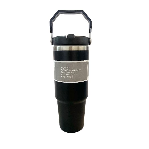 Stainless Steel Vacuum Tumbler Cup with Handle