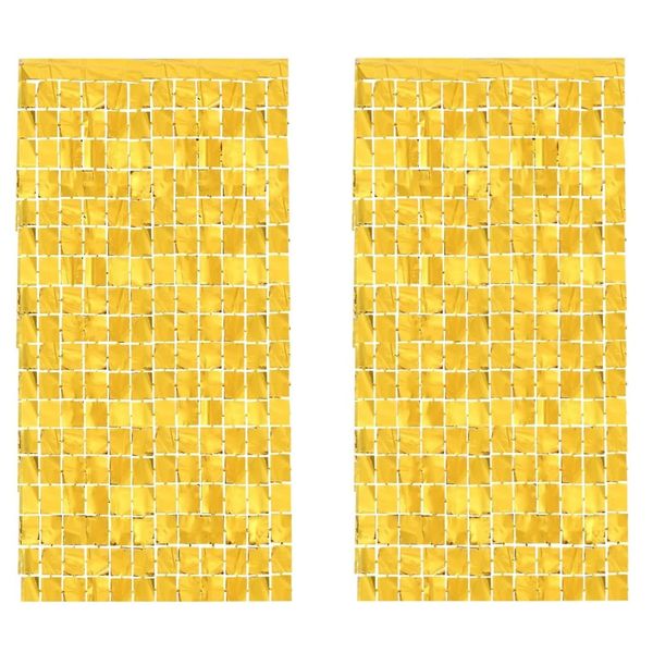 Party Decoration Background Sequin Wall Curtain Set Of 2 (2m x 1m)