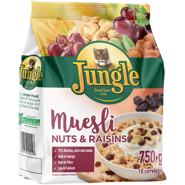 Jungle Nuts &amp; Raisins Muesli 750g