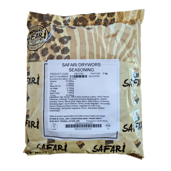 Crown National Safari Drywors Seasoning 1kg