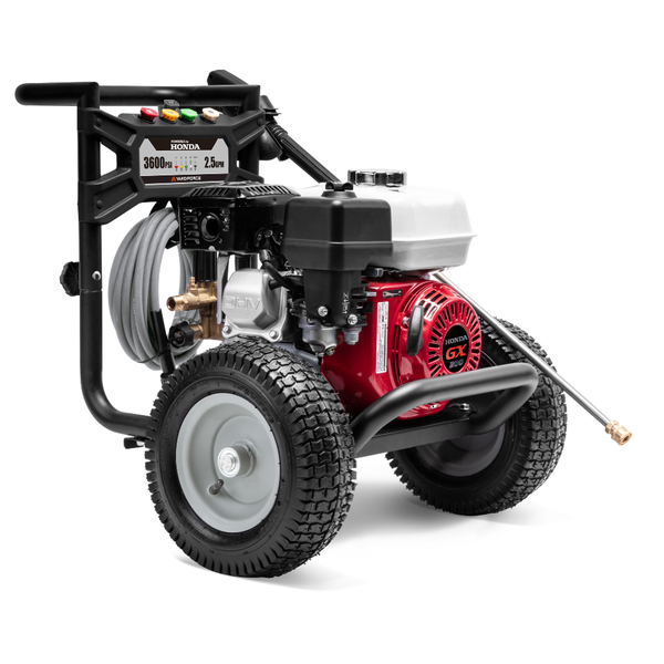 YARD FORCE Honda GX200 Petrol Pressure Washer 3600PSI 248 Bar 5 Nozzles