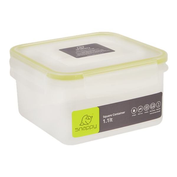 Snappy - Square Food Storage Container - 1.1 Litre