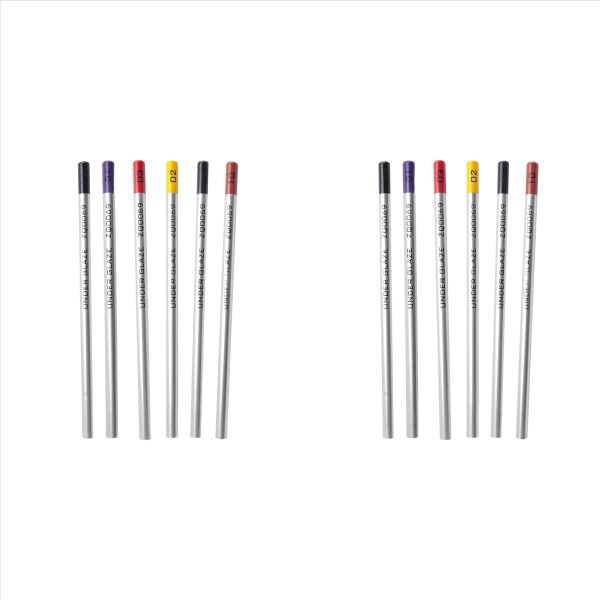 6Pcs Underglaze Pencils Underglaze Pencils