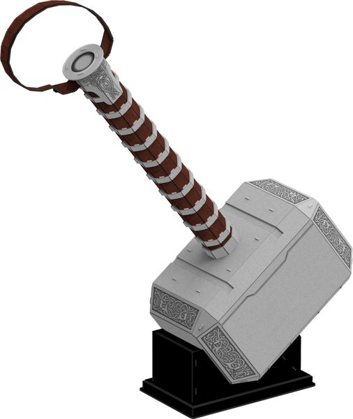 4D Marvel Thor Hammer Mj lnir 84cm/54cm Tall 3D Puzzle