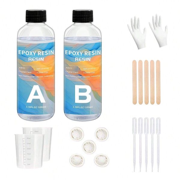 200ml Superior Epoxy Resin A &amp; B Hardener Kit