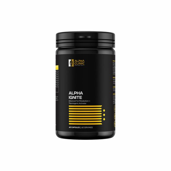 Alpha Ignite Thermogenic Fat Burner &amp; Pre-Workout Capsules (60)