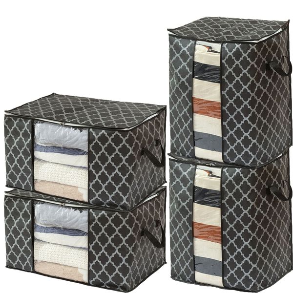 Large Capacity Storage Bag Household 4-piece Set Non-woven Fabric