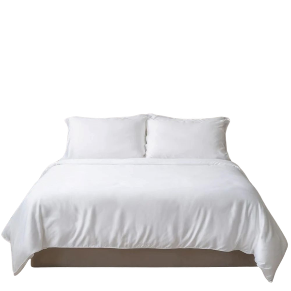 Sir Online Polycotton Duvet Cover Set With Pillow Cases White
