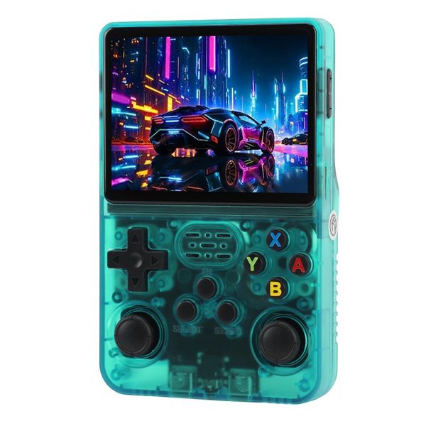 R36S - Retro Handheld Gaming Console With Wide Range of Gameplay - Orange