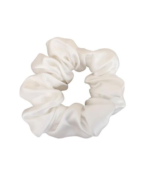 Light up Scrunchie with Rainbow lights - White
