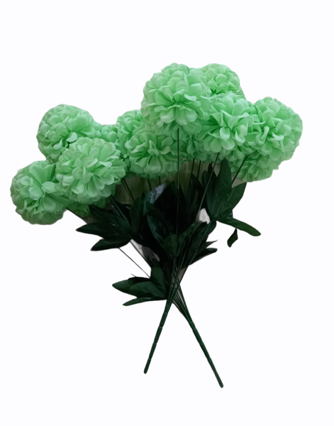 Artificial Flowers 2 Piece - Light Green