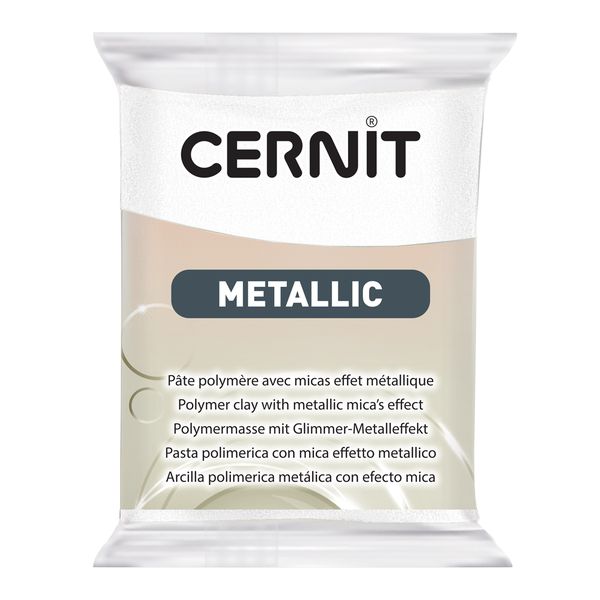 Cernit Metallic-56g-Pearlwhite