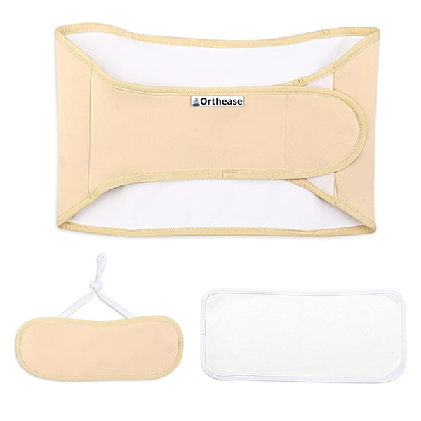 Orthease Castor Oil Pack, Washable Cotton, Adjustable, Wearable Wrap