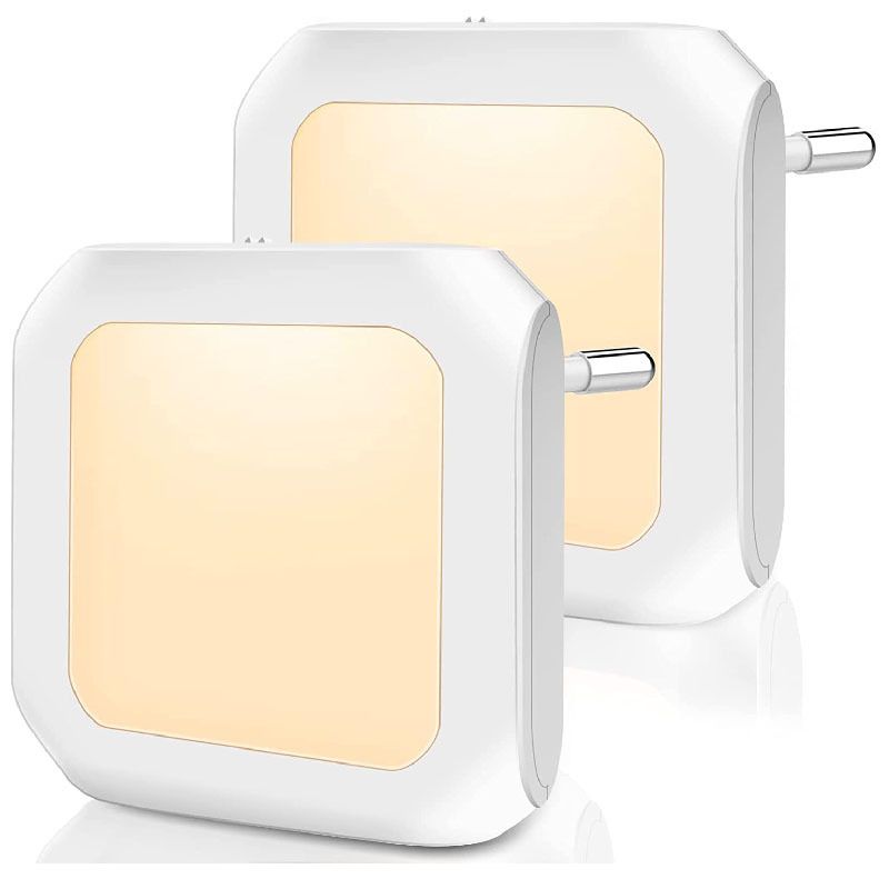 Plug in Dimmable Led Night Light with Auto Dusk to Dawn Sensor