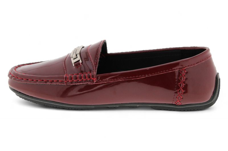 TTP Men's Moccasin Patent PU