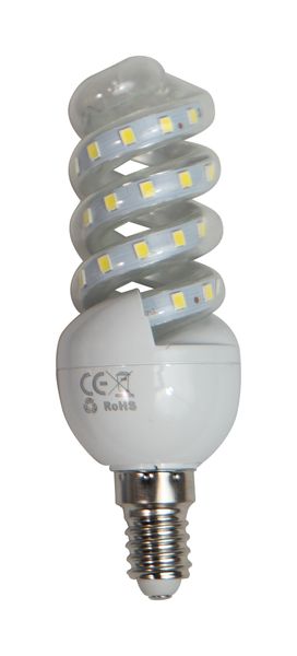 8 x Navigate | Spiral Corn Light Bulb | 7W, White Light | NV-YMD007