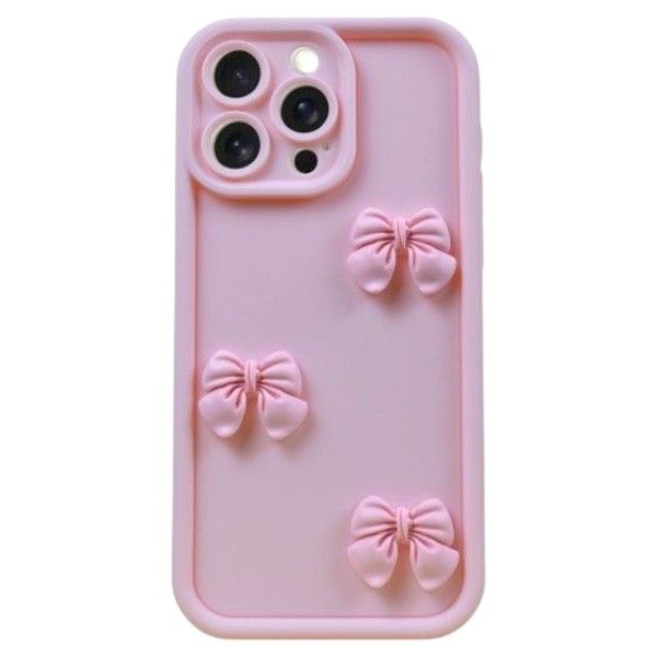 Pretty Bows Phone Case Compatible With Phone 15 Pro Max - Pink