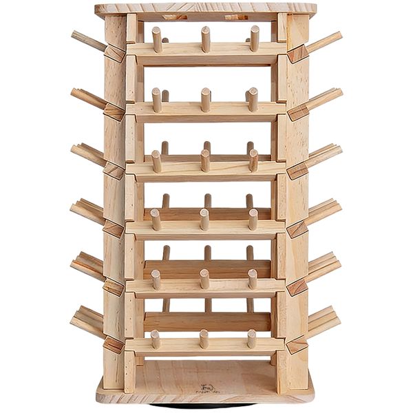 FANTUAN 72 Spools Sewing Embroidery Thread Holder Rotating Braided Rack
