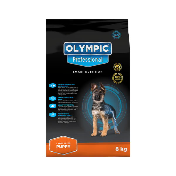 Olympic Professional Large Breed Puppy Dry Dog Food 8kg