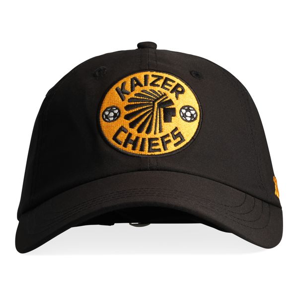 Kappa Kaizer Chiefs Embroidered Logo Peak Cap - Black