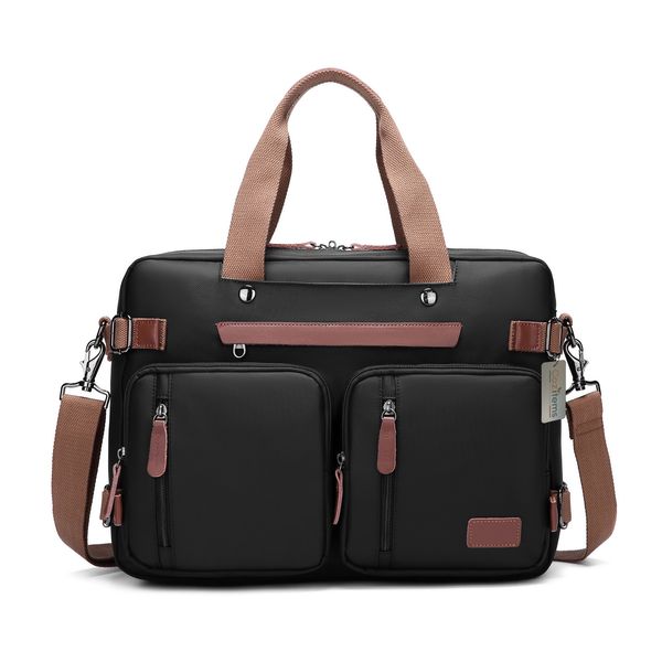 17.3 inch 3-in-1 Convertible Laptop Backpack Briefcase with Shoulder Strap